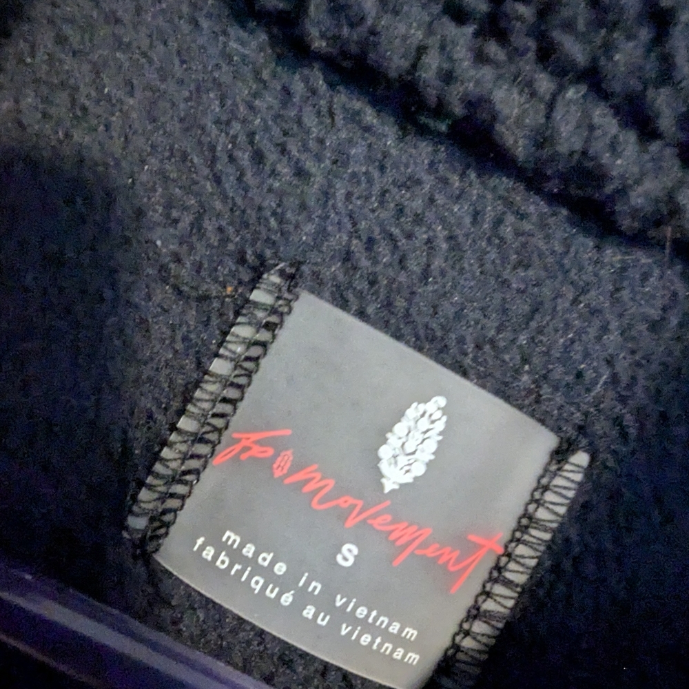 Free People Fleece Jacket Hit The Slopes - Picture 6 of 9